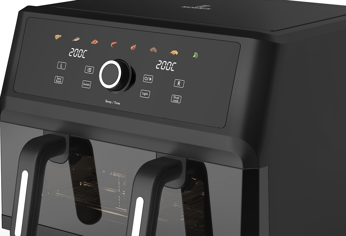 Ζουμ στο μενού με τα κουμπιά